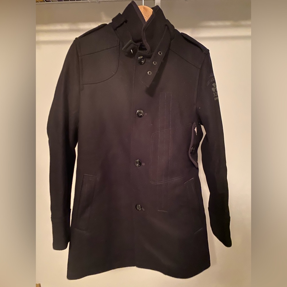 G-Star Raw Black Trench Coat